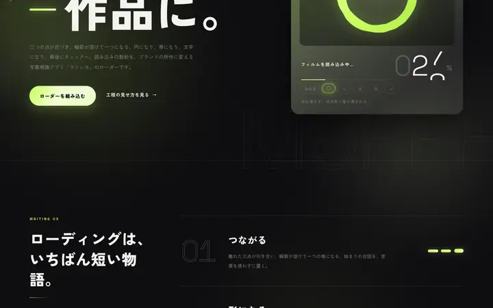 点の変形ローダー