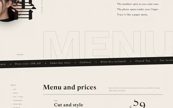 Rolling Price List