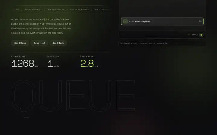 Toast Queue &mdash; motionAETHER