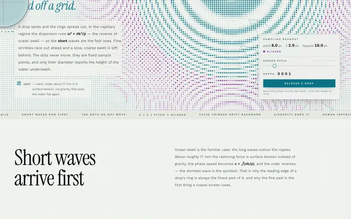 Halftone Wave &mdash; motionAETHER