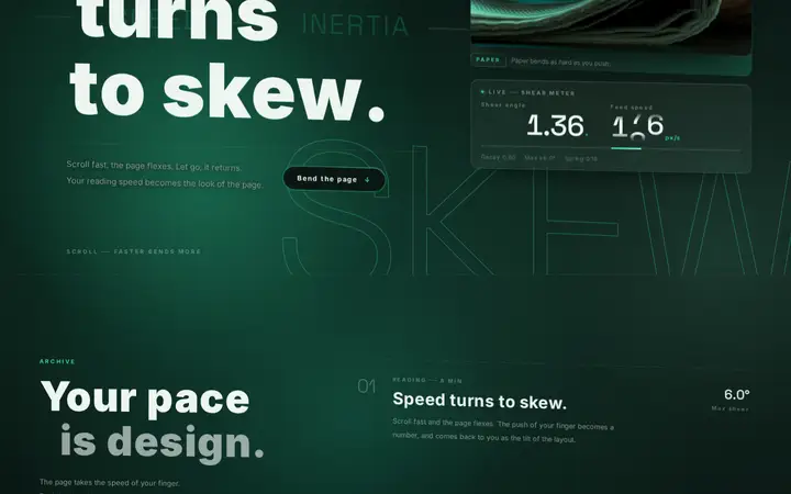 SKEW SCROLL