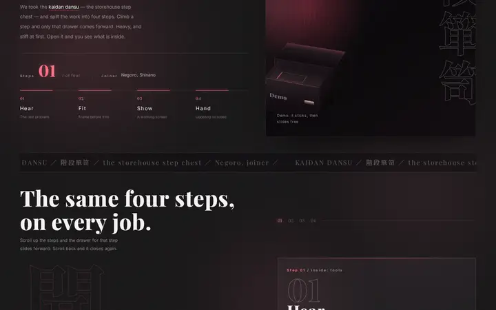 PIN STEPS