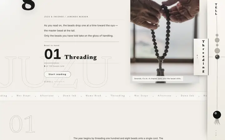 Chapter Bead Rail