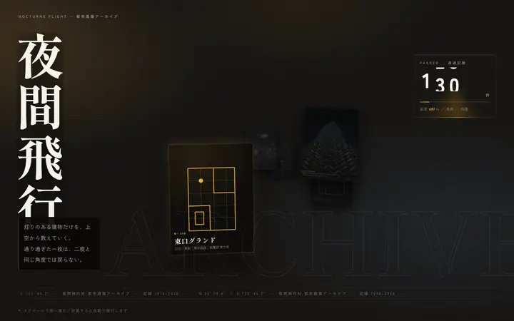 3Dカード飛来