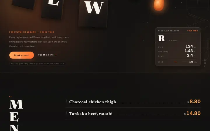 Hanging Letters