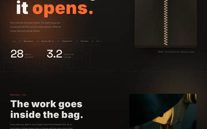 Zipper Reveal