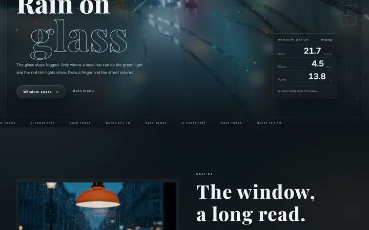 Rain Window